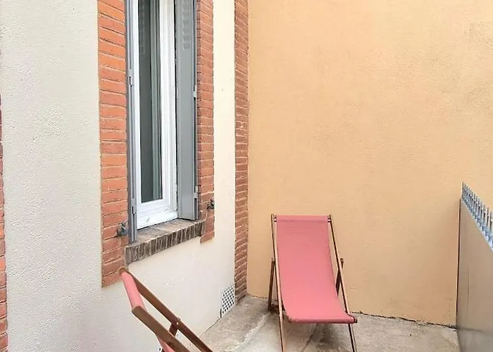 Grand Avec Terrasse - Gare - Metro - Wifi * Tuluza